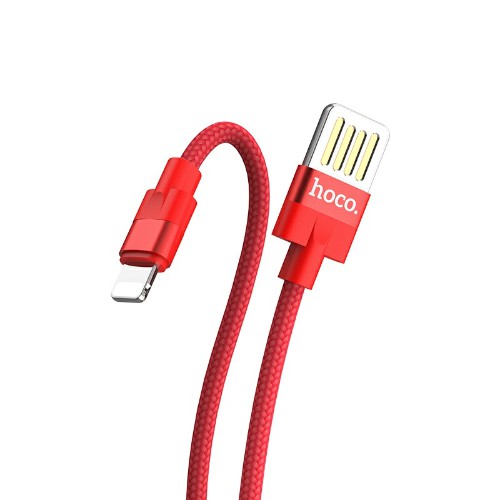 

Кабель USB-Lightning, HOCO, 1.2m, красный, U55 Outstanding (102234)