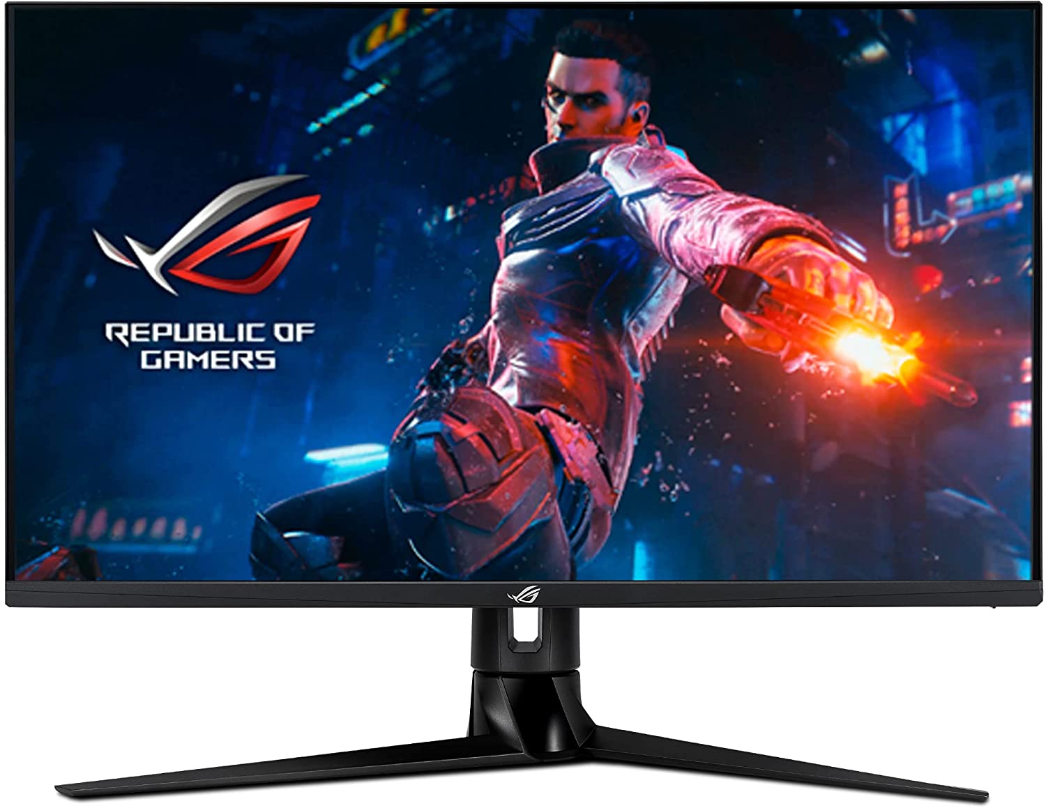 

Монитор 32" ASUS ROG SWIFT PG32UQ IPS, 3840x2160 (16:9), 450кд/м2, 144Hz, 1мс, 178°/178°, G-SYNC Compatible, HDMI, DisplayPort, черный (90LM0770-B01170), PG32UQ