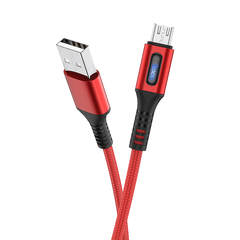 

Кабель USB-Micro USB, 1.2м, красный Hoco Admirable U79 (24281), U79