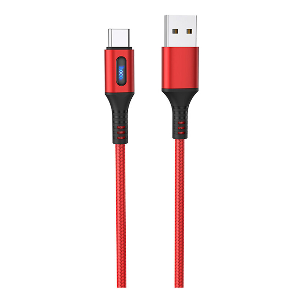 

Кабель USB-Type-C, 1.2м, красный Hoco Admirable U79 (24304), U79