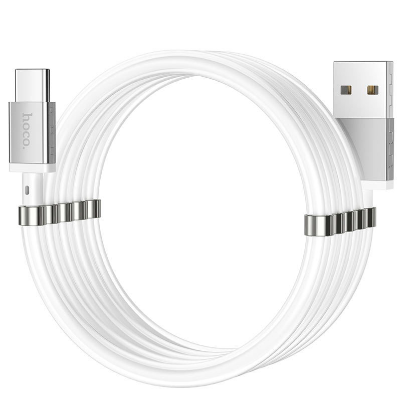 

Кабель USB Type-C(m)-USB 2.0(Am), 3A, 1м, белый HOCO U91 (УТ-00009594), U91