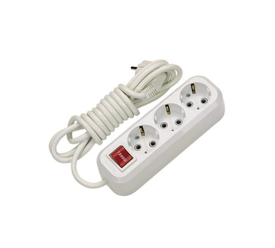 

Удлинитель Makel MGP213, 3-розетки, 3м, белый, MGP213