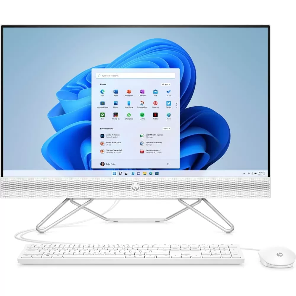 

Моноблок HP AIO 27-cb0030ur 27" 1920x1080 Touch, AMD Ryzen 5 5500U 2.1GHz, 16Gb RAM, 512Gb SSD, AMD Radeon Graphics, WiFi, BT, Cam, Windows 11, белый, клавиатура, мышь (5D220EA), 27-cb0030ur