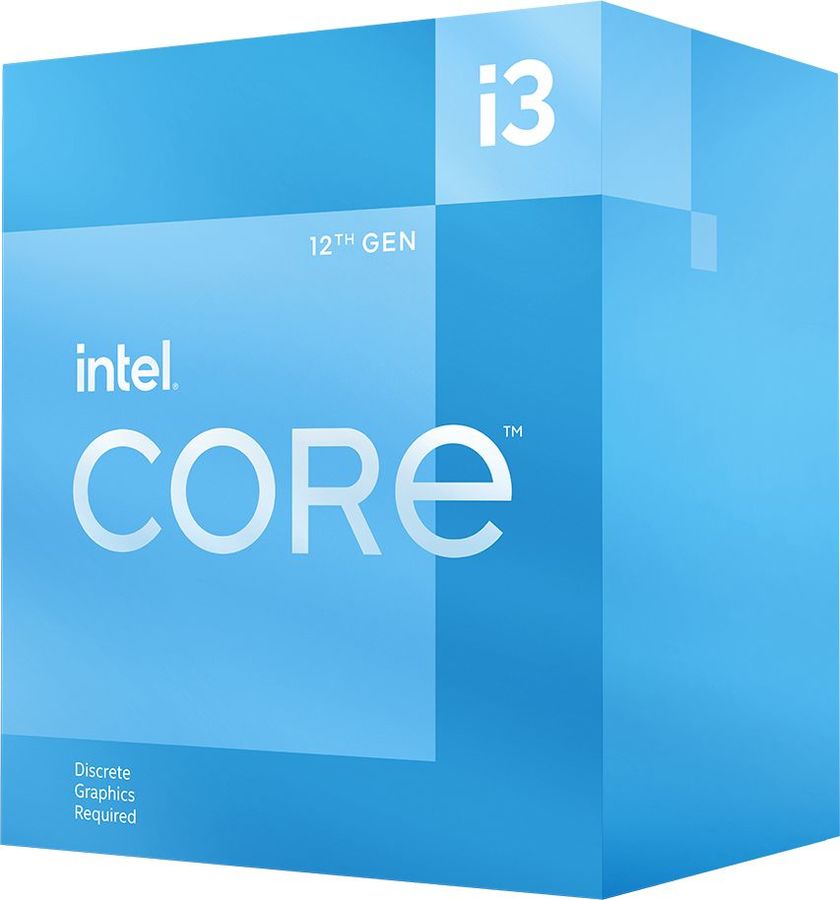 

Процессор Intel Core i3-12100F Alder Lake, 4C/8T, 3300MHz 12Mb TDP-58 Вт/89 Вт LGA1700 BOX (BX8071512100F), 12100F