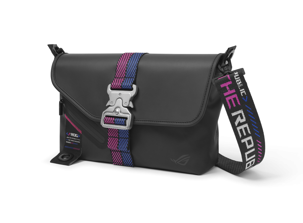 

15" Сумка ASUS BC3000 ROG SLASH SLING BAG, черный (90XB0740-BME000), BC3000 ROG SLASH SLING BAG