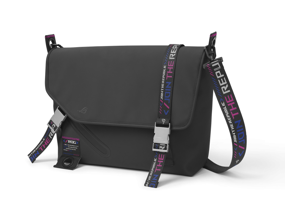 

15" Сумка ASUS ROG SLASH CLASSIC MESSENGER BAG BC3500, черный (90XB0750-BME000), ROG SLASH CLASSIC MESSENGER BAG BC3500