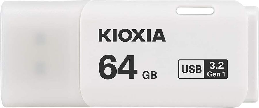 Флешка 64Gb USB 32 Gen 1 Kioxia TransMemory U301 белый LU366S064GG4 855₽