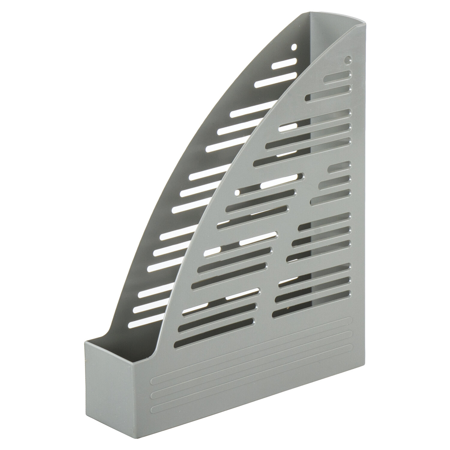 

Лоток для бумаг вериткальный Brauberg Standard 1 отделение, пластиковый, серый (237221)