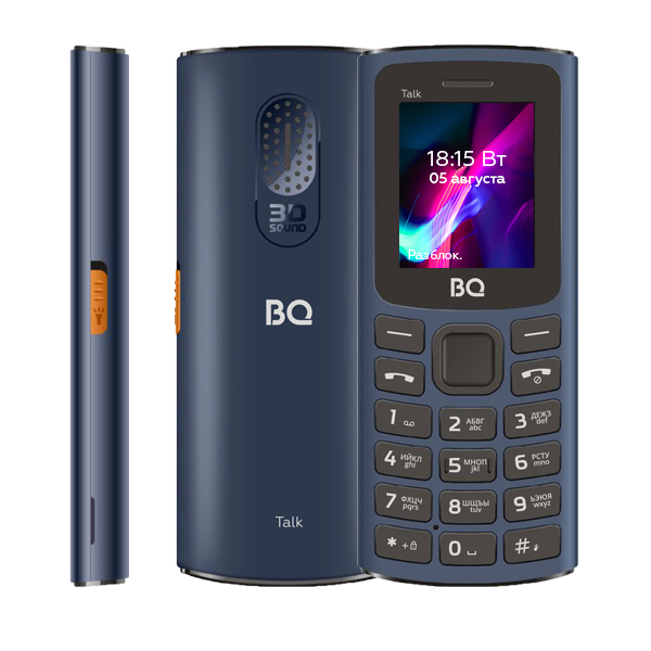 

Мобильный телефон BQ 1862 Talk, 1.77" 160x128 TFT, 64Mb RAM, 64Mb, BT, 2-Sim, 600 мА·ч, micro-USB, синий, 1862 Talk