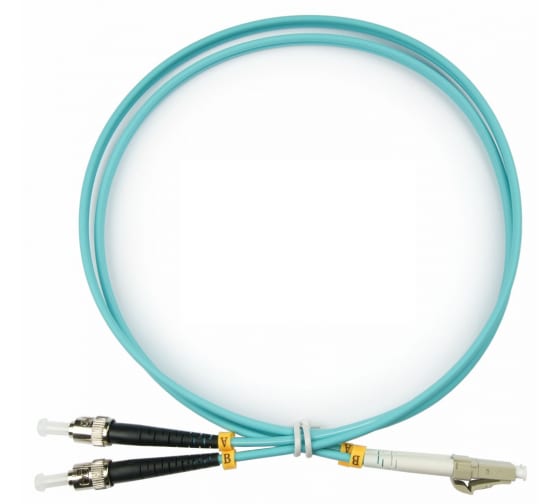 

Патч-корд оптический TopLan, LC/PC-ST/PC, многомодовый, 50/125, OM3, двойной, 120м, голубой (DPC-TOP-OM3-LC/P-ST/P-120), Бирюзовый