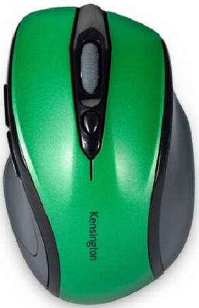 Мышь беспроводная Kensington Pro Fit, 1600dpi, оптическая светодиодная, USB/Радиоканал, зеленый (K72424WW)