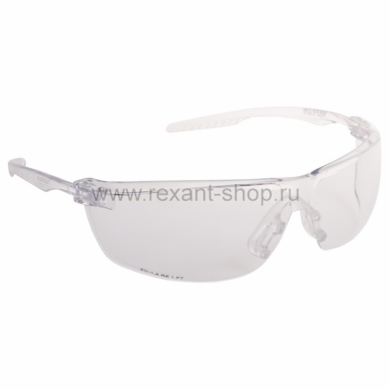 Очки защитные REXANT О88 SURGUT, открытые, прозрачные (09-0915)