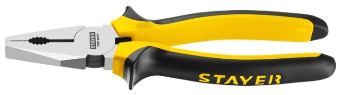 Пассатижи 200 мм, углеродистая сталь, Stayer TOPGrip
