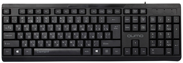 Клавиатура Qumo Element К65, USB, черный