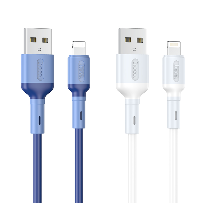 

Кабель Lightning 8-pin-USB, 2.4A, 1м, белый HOCO X65 (УТ-00012118), X65