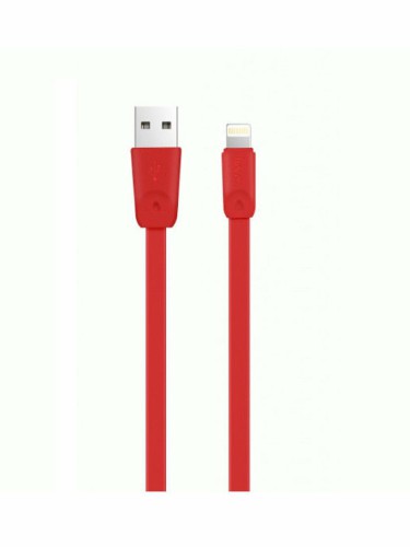 

Кабель Lightning 8-pin(m)-USB 2.0(Am), плоский, 2.4A, 2м, красный HOCO X9, X9