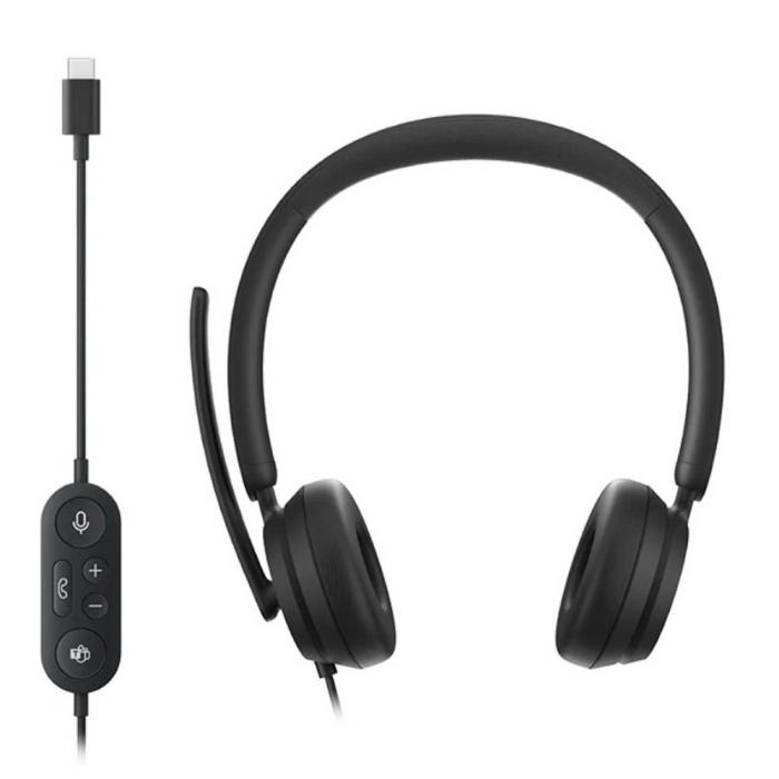 

Гарнитура Microsoft Wired Modern Headset USB-C "for business", USB Type-C, черный ( I6S-00002), Wired Modern Headset USB-C "for business"