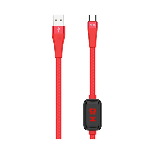

Кабель USB Type-C(m)-USB 2.0(Am), плоский, 3A, 1.2м, красный HOCO S4 (6931474705853), S4
