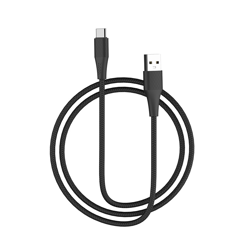 

Кабель USB Type-C(m)-USB 2.0(Am), 2A, 1м, черный HOCO Excellent X32 (6931474700964), X32