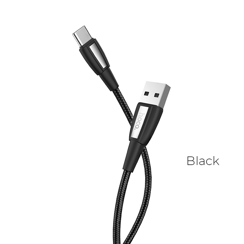 

Кабель USB-Type-C, 2.4A, 1м, черный HOCO Titan X39 (6931474711328), X39