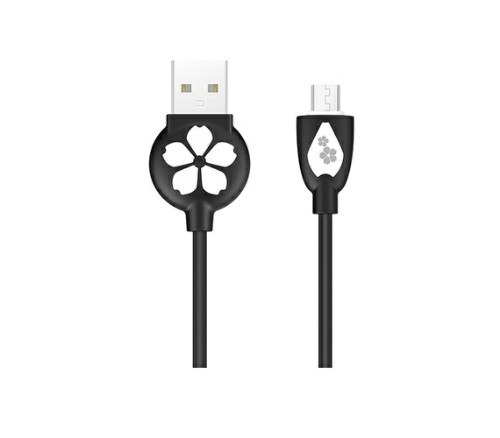 

Кабель Micro USB 2.0(Bm)-USB 2.0(Am), 2.4A, 1.2м, черный HOCO Sakura JP15 (6957531051183), JP15