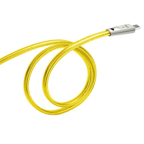 

Кабель Micro USB 2.0(Bm)-USB 2.0(Am), 2.4A, 1.2м, розовое золото HOCO U9 (6957531042785), U9