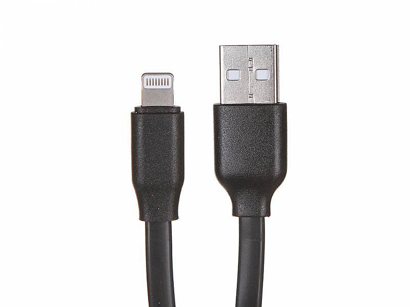 

Кабель Lightning 8-pin-USB, 2A, 1м, черный Red Line (УТ000023596)