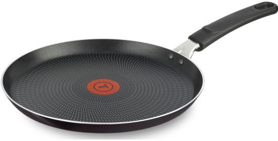 

Сковорода блинная Tefal 04206522 Easy Plus 22см, алюминий, антипригарное покрытие, черный без крышки (9100042517), 04206522