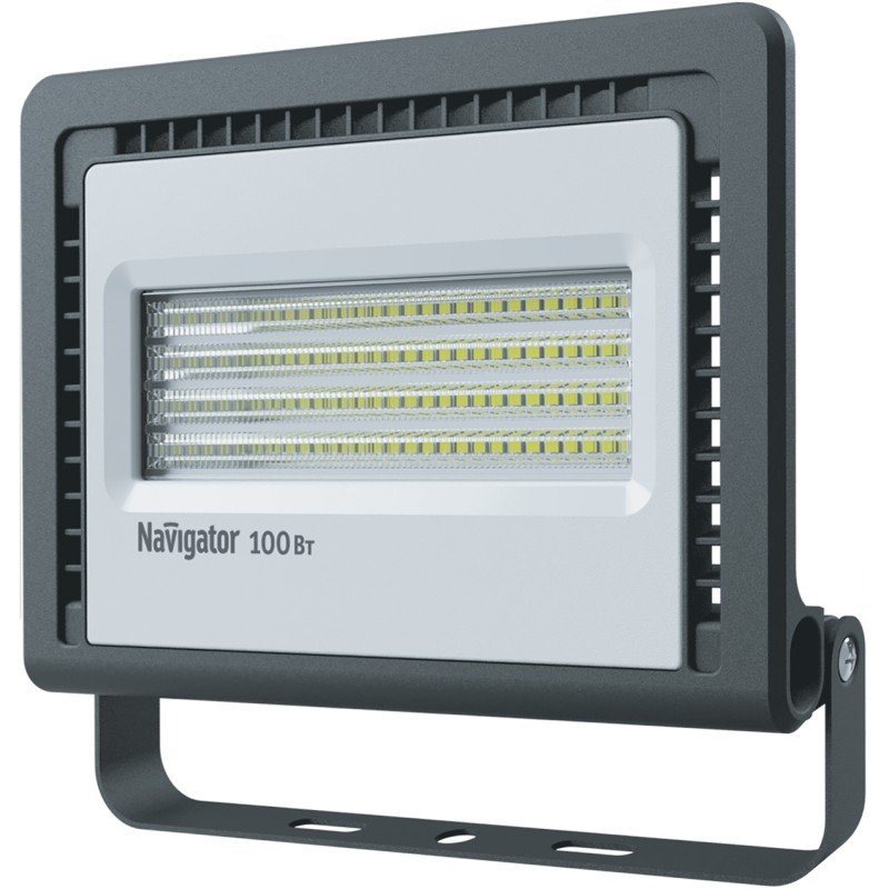 

Прожектор светодиодный Navigator NFL-01-100-6.5K-LED, 100Вт, 8100лм, 6500K, IP65, черный (21836), NFL-01-100-6.5K-LED