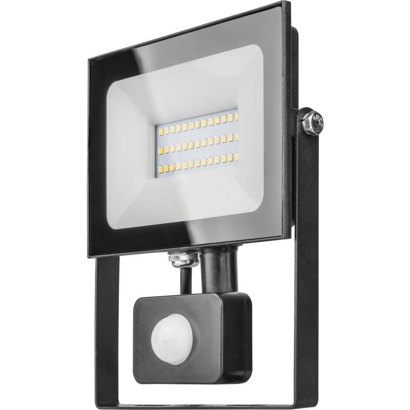 

Прожектор светодиодный ОНЛАЙТ OFL-02-30-4K-BL-IP65-LED-SNRA, 30Вт, 2400лм, 4000K, IP65, датчик движения, черный (21007), OFL-02-30-4K-BL-IP65-LED-SNRA