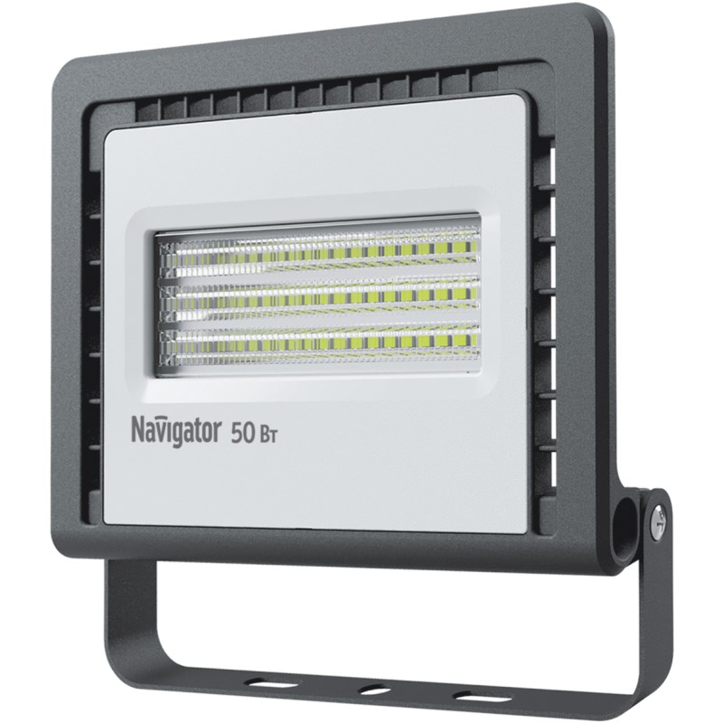 

Прожектор светодиодный Navigator NFL-01-50-4K-LED, 50Вт, 4100лм, 4000K, IP65, черный (21831), NFL-01-50-4K-LED