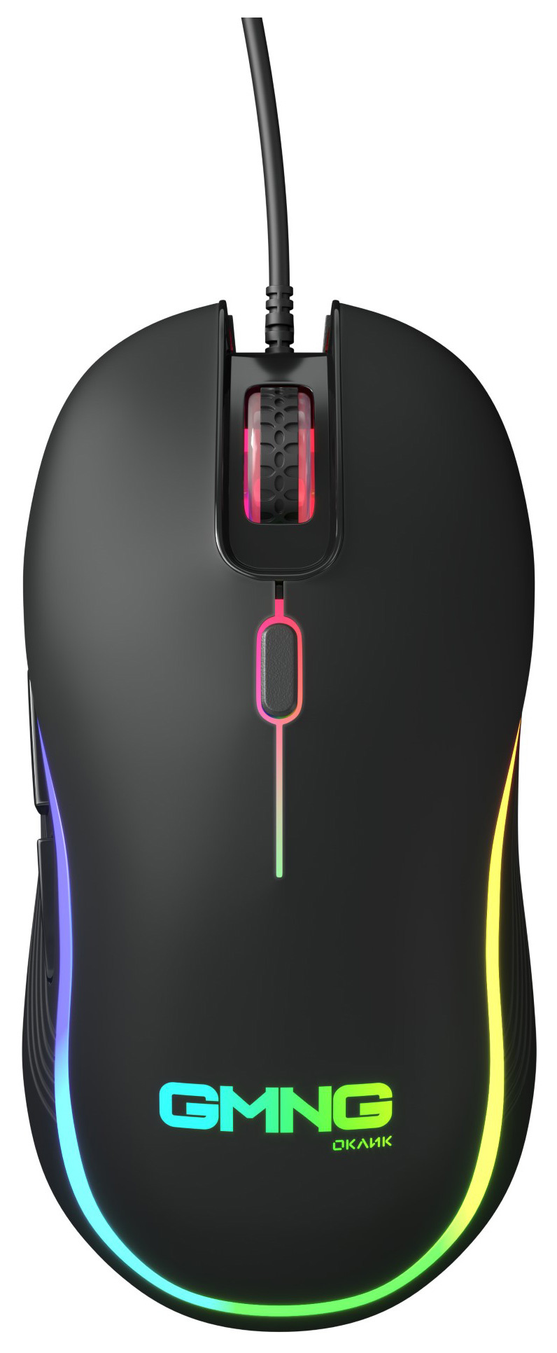 

Мышь проводная GMNG 723GM, 3200dpi, оптическая светодиодная, USB, черный (1533533), GMNG 723GM