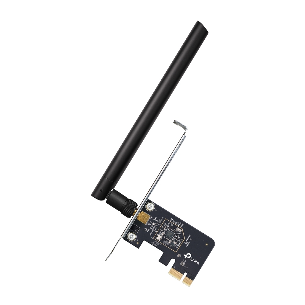 

Адаптер Wi-Fi TP-LINK Archer T2E, 802.11a/b/g/n/ac, 2.4 / 5 ГГц, до 600 Мбит/с, 20 дБм, PCI-E, внешних антенн: 1, Archer T2E