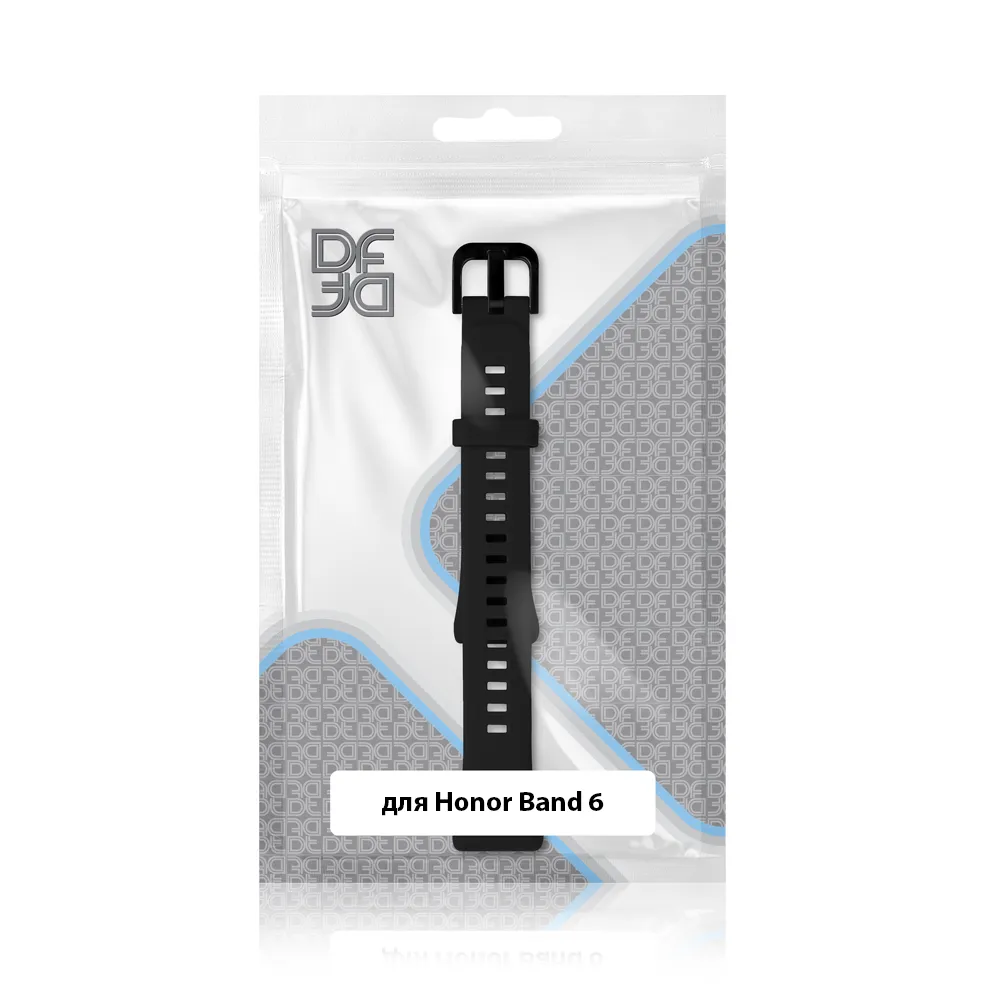 

Ремешок DF для Honor Band 6, черный (hwClassicband-04 (черный))