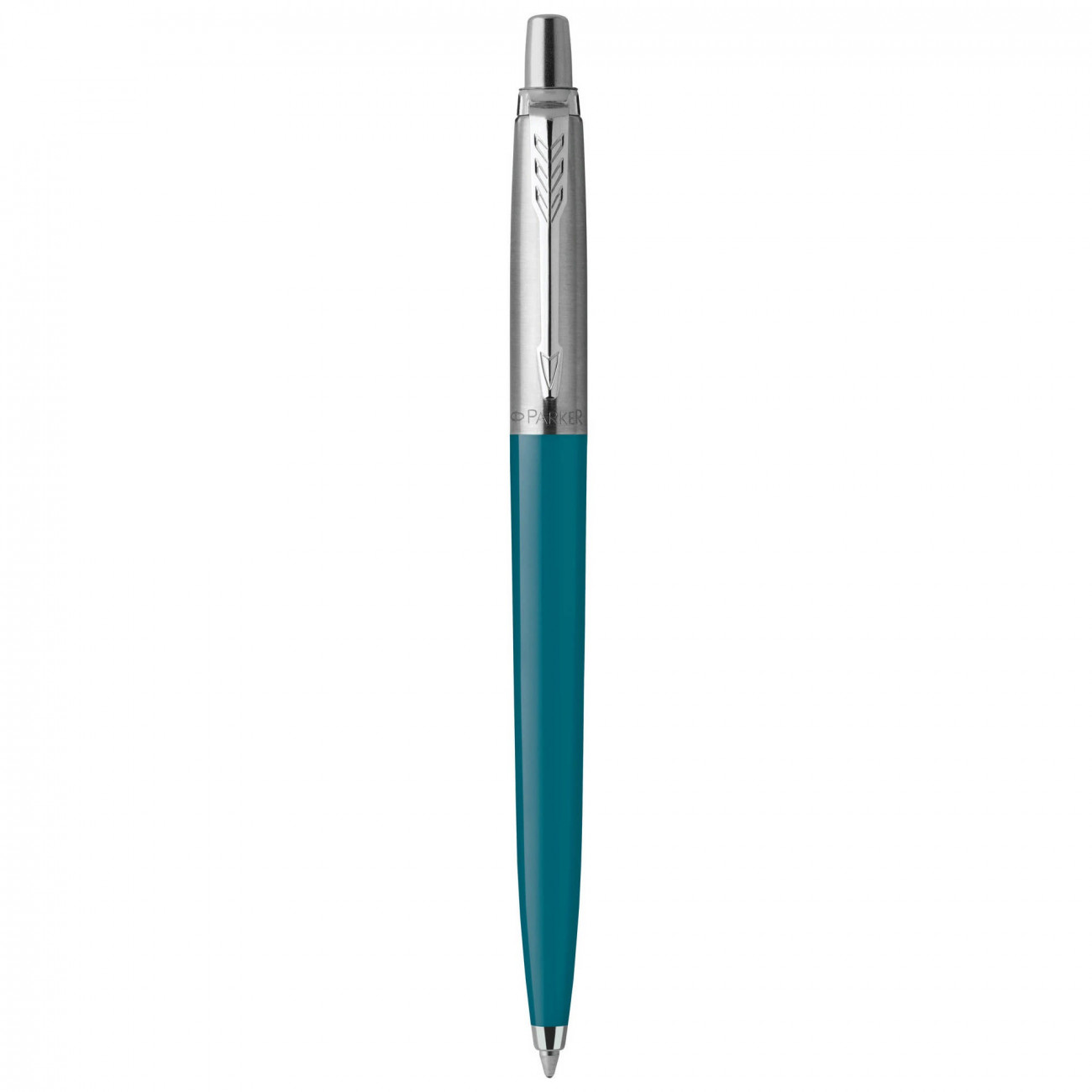 

Ручка шариковая автомат Parker Jotter Original K60 Peacock Blue 3155C, синий, сталь/пластик, подарочная упаковка (R2123105), K60 Peacock Blue 3155C