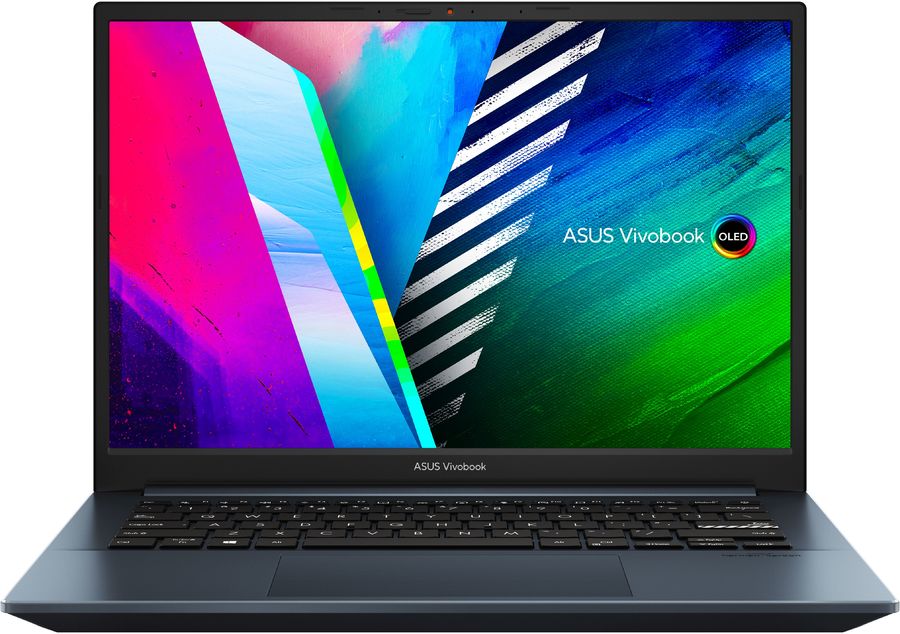 Ноутбук ASUS VivoBook Pro 14 M3401QA-KM016W 14" OLED 2880x1800, AMD Ryzen 5 5600H 3.3 ГГц, 8Gb RAM, 512Gb SSD, W11, синий (90NB0VZ2-M002T0)