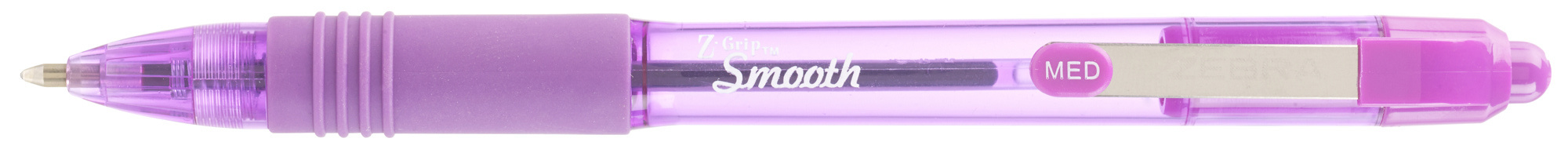 

Ручка шариковая автомат Zebra Z-grip Smooth, фиолетовый, пластик (22568), Smooth