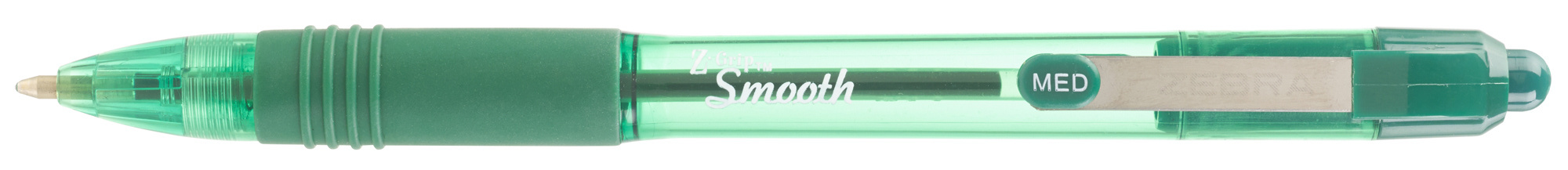 

Ручка шариковая автомат Zebra Z-grip Smooth, зеленый, пластик (22564), Smooth