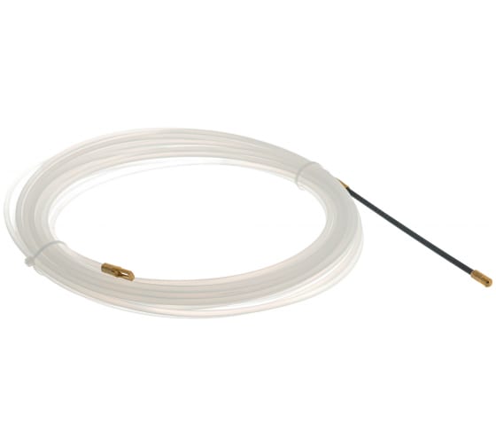 Протяжка кабельная (УЗК) Fortisflex, нейлон, 3мм, 10м, белый (71061)