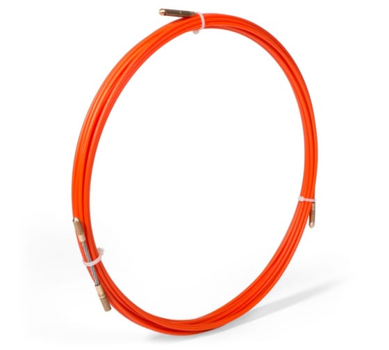 Протяжка кабельная (УЗК) Fortisflex FGP-3.5/10, стекловолокно, 3.5мм, 10м, красный (69441)