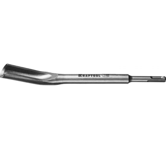Зубило полукруглое (канальное) SDS-plus, 25 см x 2.2 см, Kraftool