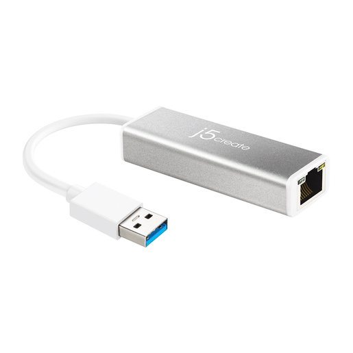 

Сетевая карта j5create JUE130, 1xRJ-45, 10/100/1000, USB 3.0, Retail (JUE130), JUE130