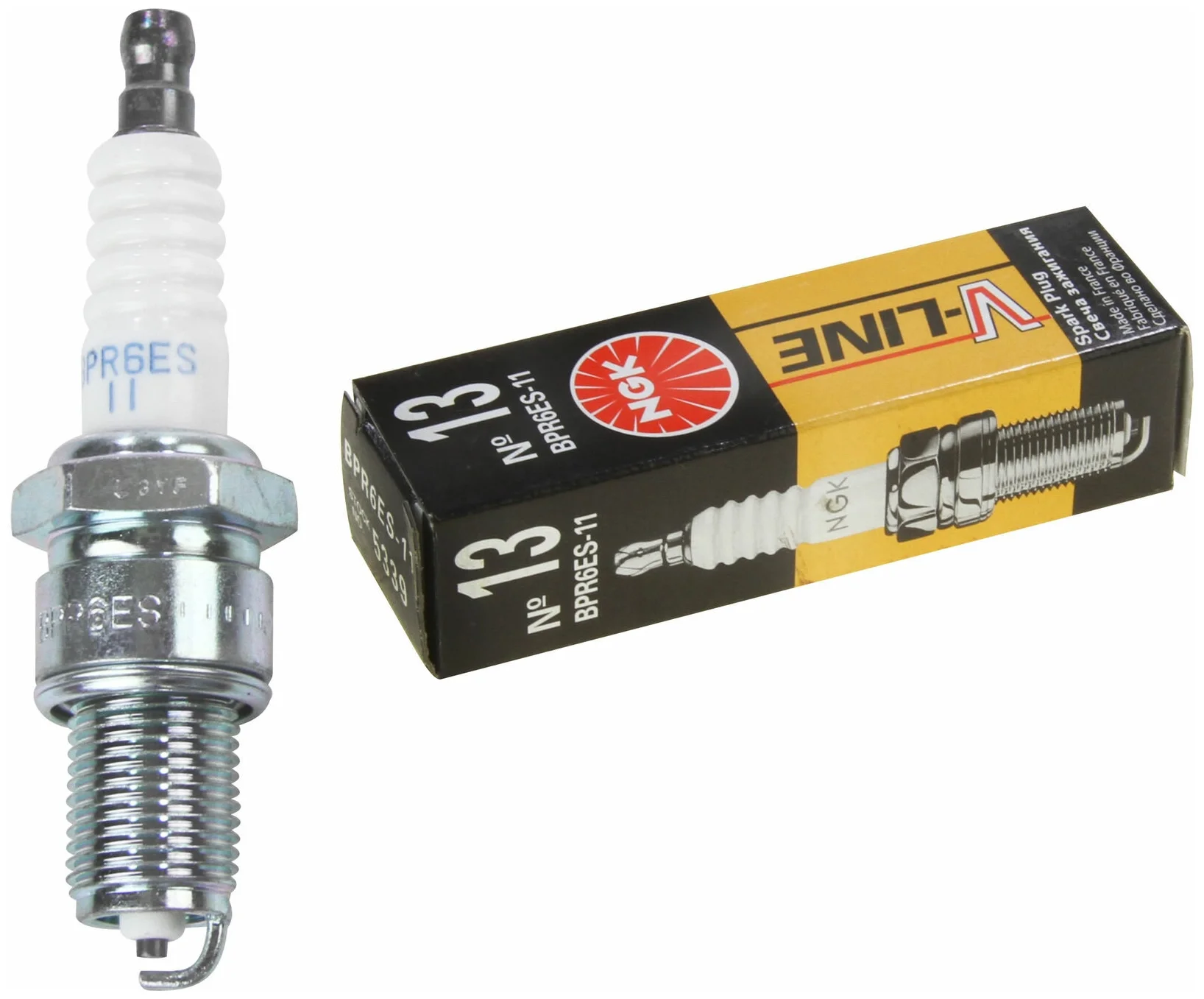 

Свеча зажигания NGK 5339 (V-LINE 13 / BPR6ES-11), 5339
