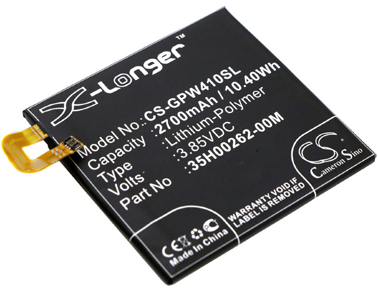 

Аккумулятор CameronSino CS-GPW410SL/GPW410SL для Google Pixel, Li-Pol, 2700mAh, 3.85V (P104.00944), CS-GPW410SL