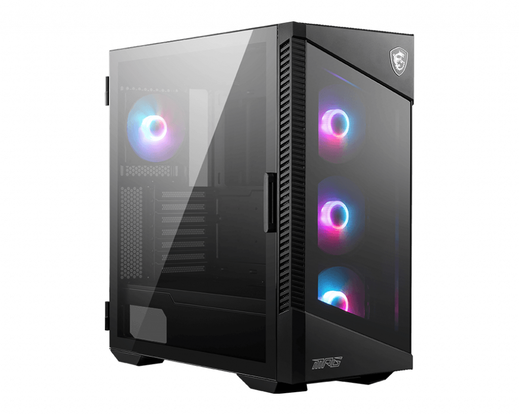 Корпус MSI MPG VELOX 100R, Midi-Tower, без БП, черный