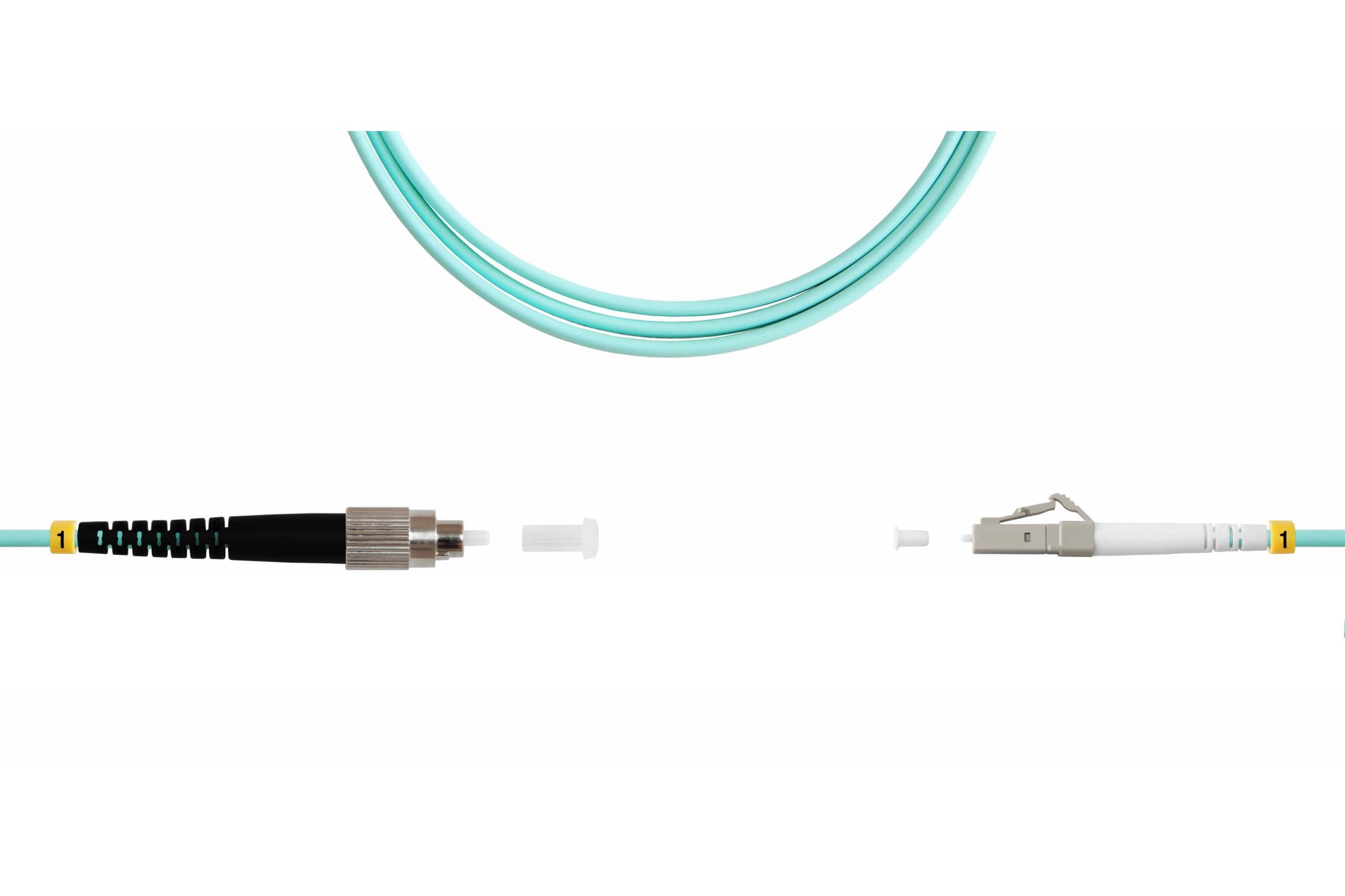 

Патч-корд оптический TopLan, FC/PC-LC/PC, многомодовый, 50/125, OM3, одинарный, 10м, бирюзовый (PC-TOP-OM3-FC/P-LC/P-10)