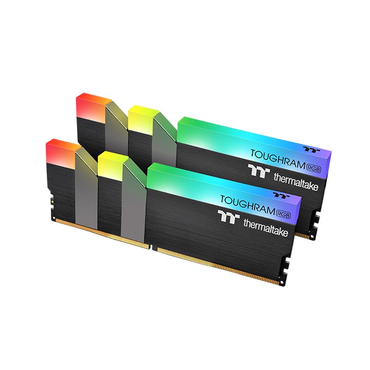 

Комплект памяти DDR4 DIMM 64Gb (2x32Gb), 3600MHz, CL18, 1.35 В, Thermaltake, TOUGHRAM RGB Black (R009R432GX2-3600C18A)