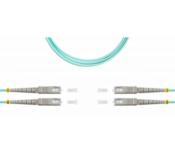 

Патч-корд оптический TopLan, SC/PC-SC/PC, многомодовый, 50/125, OM3, двойной, 1м, голубой (DPC-TOP-OM3-SC/P-SC/P-1.0), Бирюзовый