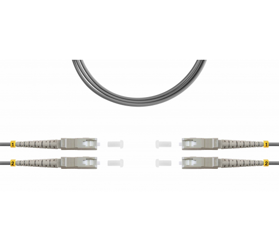 

Патч-корд оптический TopLan, SC/PC-SC/PC, многомодовый, 62.5/125, OM1, двойной, 50см, серый (DPC-TOP-OM1-SC/P-SC/P-0.5)
