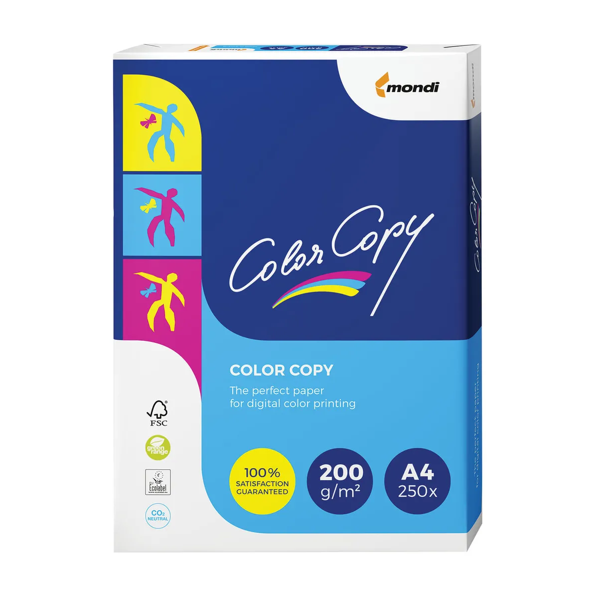 

Бумага A4 200г/м² 250 листов, 161% CIE, COLOR COPY (A4-26461), Белый, 0
